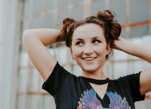 Young woman posing