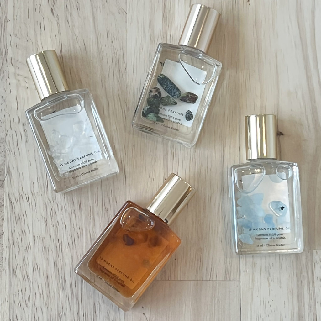 13 Moons perfume bottles