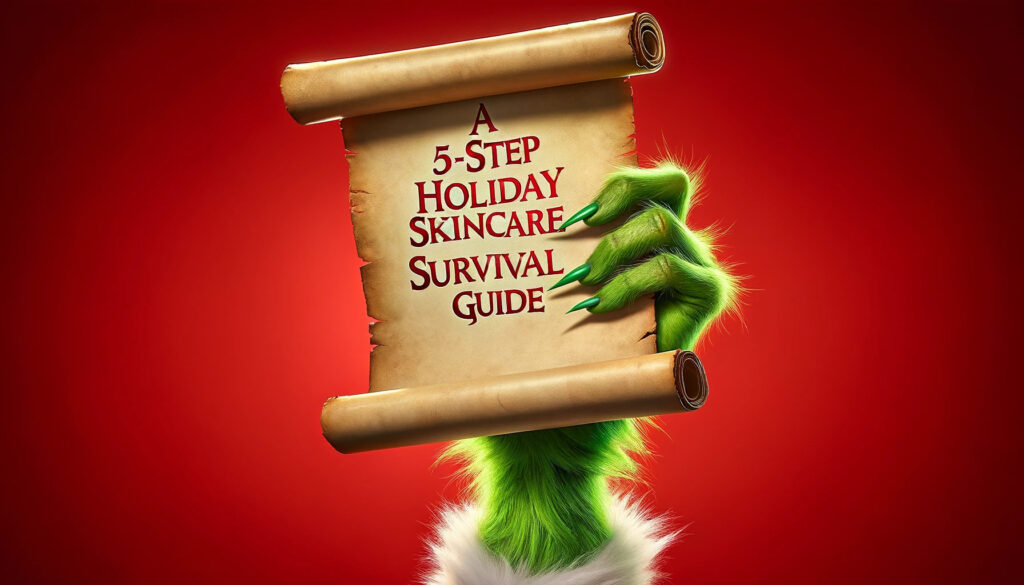 The Grinch Who Stole Your Glow: A 5-Step Holiday Skincare Survival Guide