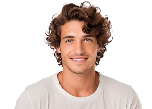 Photo of a man with a full head of hair